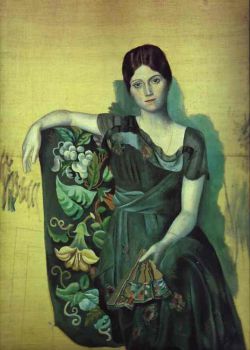 Портрет Ольги в кресле, 1917