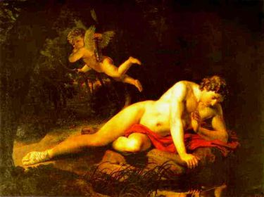 Нарцисс, смотрящий в воду, 1819
