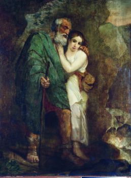 Эдип и Антигона, 1821