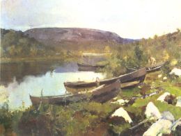 Ручей святого Трифона в Печенге, 1894